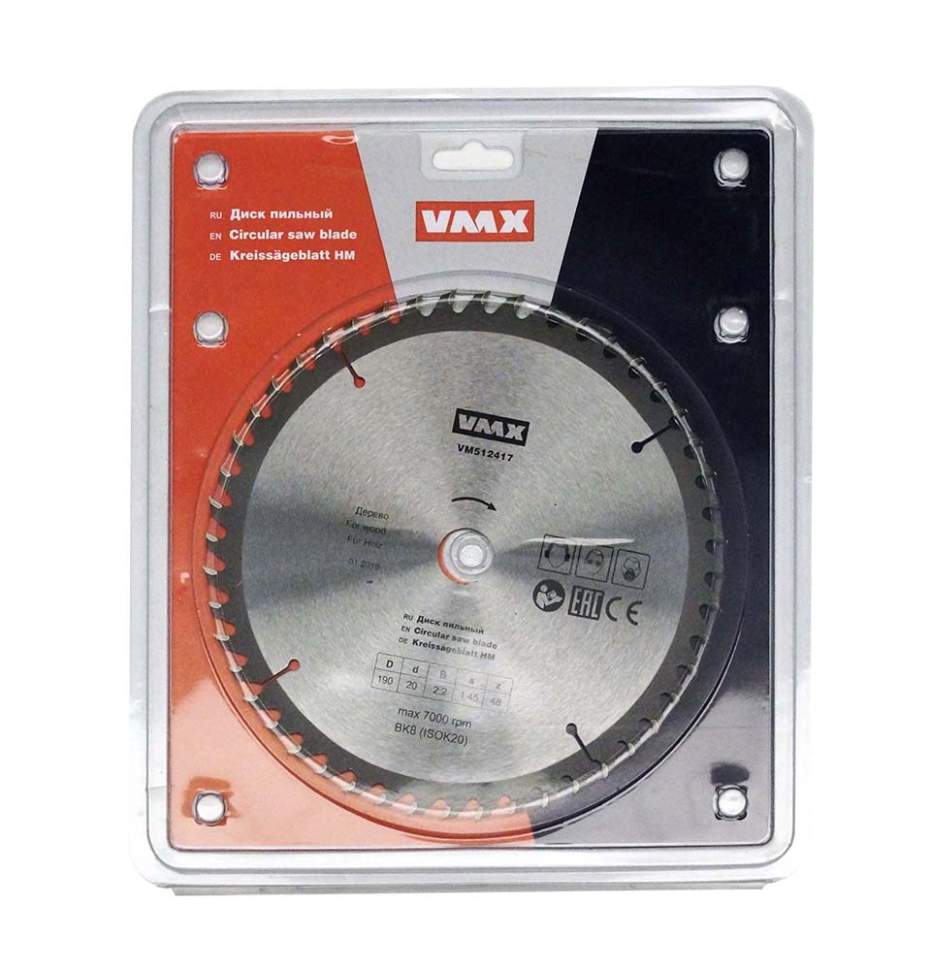 Диск пильный ф190х20 z48    дерево Энкор 512417