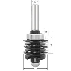 Фреза "Шиповое сращивание" D=40x11-36x99 S=12 ARDEN 602220