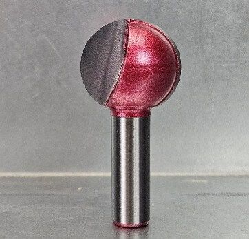 Фреза шар R=15 D=30x27 S=12 PROCUT 208222P (L1- мм, L2-27 мм, D1-30 мм, D2-12 мм)