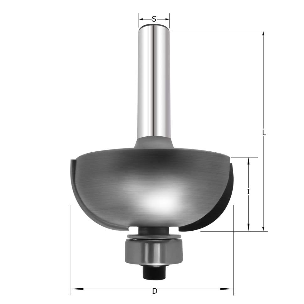 Фреза "Внутреннее скругление" R=12.7 D=38x16x60 S=8 PROCUT 324.213816