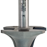 Фреза Dimar 1530089 для вклейки мойки стенки 17° гр радиус R19мм D57x24 L76 подшипник конический пластик, хвостовик 12