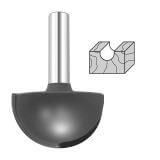 Фреза полукруг "Галтель" R=38 D=76x43x88 S=12 PROCUT 203299P (L1-88 мм, L2-43 мм, D1-76 мм, D2-12 мм)