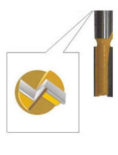 Фреза пазовая прям ф19х51мм хв 12мм Энкор 9203