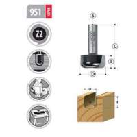 Фреза четвертная H=9.5 D=31.8 L=62 S=12 Woodwork 935.3213.12