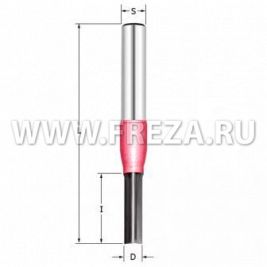 Фреза пазовая монолит. Z=2 D=2x6x43 S=6 PROCUT 107106P