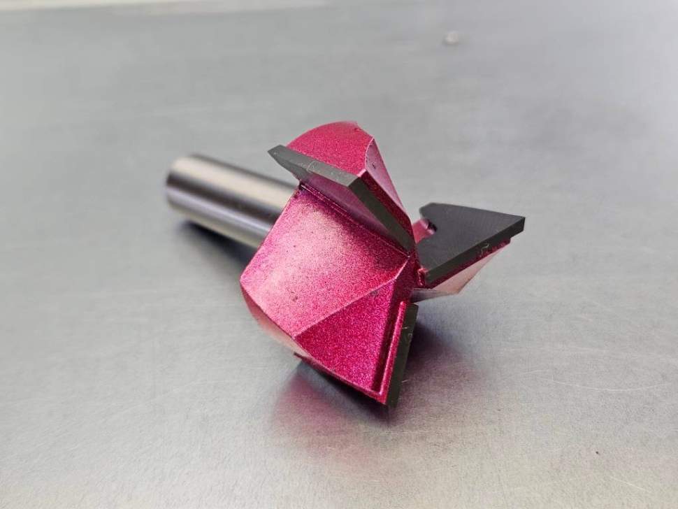 Фреза прямая пазовая с врезным зубом Z=3 D=42x20x65 S=12 PROCUT 105205PX