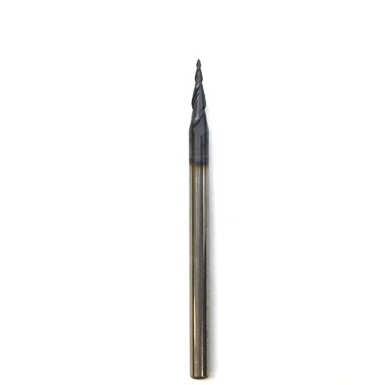 Фреза DJTOL A2QXK30510 (L1-40 мм, L2-10 мм, D1-0.5 мм, D2-3.175 мм)