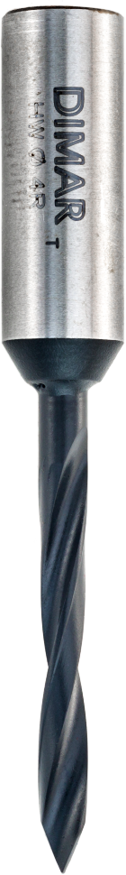 Сверло Dimar 2061047 сквозное левое монолитное ТРОЙНОЙ РЕСУРС D5x40 L70 хвостовик 10x25 присадка