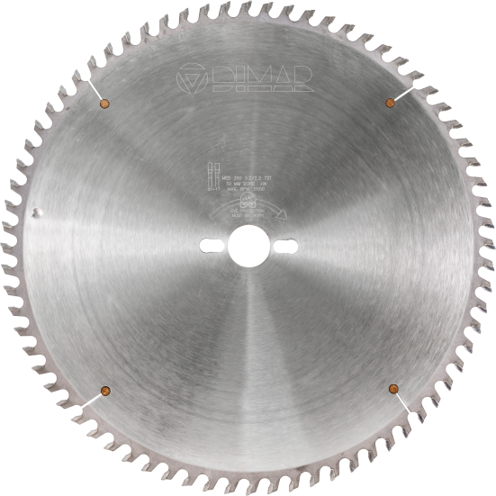Пила Dimar 90110106 мульти панель D253x30x3,2 Z48 дуплообразный зуб