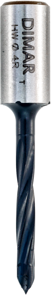 Сверло Dimar 2014017 глухое правое 4 флейты D4x30 L57,5 хвостовик 10x20 присадка