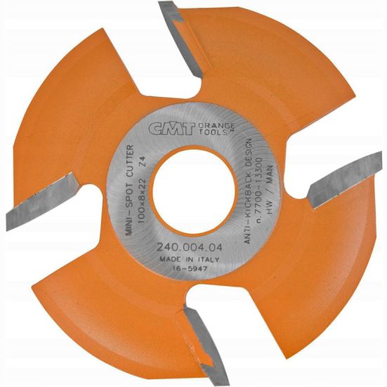 Диск пильный 100x22x8,0/6,0 18° R30 Z=4 CMT 240.004.04