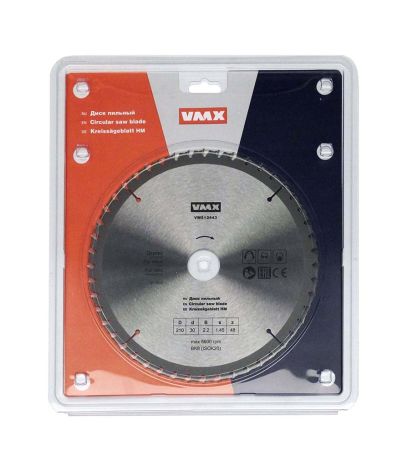 Диск пильный ф210х30 z48   дерево тонкий Энкор 512443