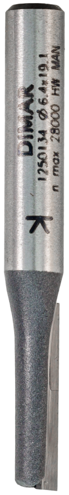 Фреза Dimar 1250133 пазовая однозубая D6,3x19,1 L51 Z1 хвостовик 6