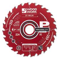 Диск пильный для продольного и поперечного реза дерева 160*1.6*20H*36T ATB Woodwork 27.160.36