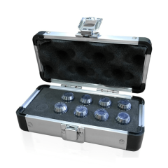 Набор цанг ER16 | DIN 6499 - 8 цанг в металлическом кейсе 752.001