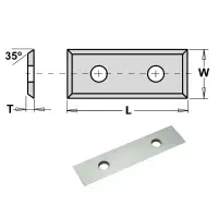 Нож твердосплавный 30.0x12.0x1.5 KCR02+ / CTK ST / CMT 790.300.03
