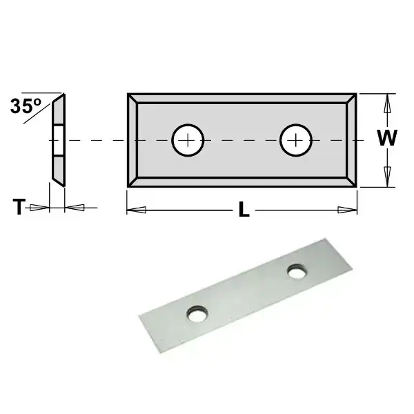 Нож твердосплавный 30.0x12.0x1.5 KCR02+ / CTK ST / CMT 790.300.03