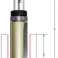 Фреза обгонная (верх. подш.) Z=2 S=8 D=12x32x65 ARDEN 152803B-1