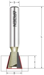 Фреза ласточкин хвост 14гр Z=2 D=19x19x65 S=12 ARDEN 206261