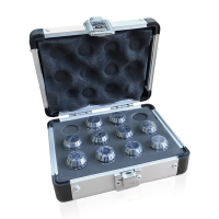 Набор цанг ER20 | DIN 6499 - 10 цанг в металлическом кейсе 753.001