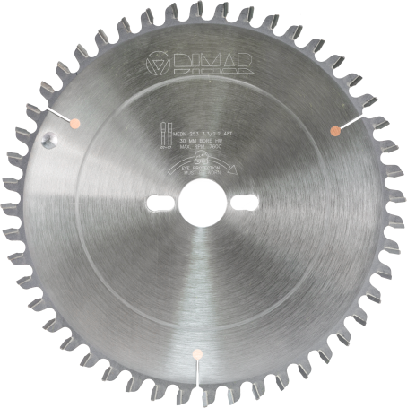Пила Dimar 90110136 мульти панель D253x30x3,2 Z48 дуплообразный зуб