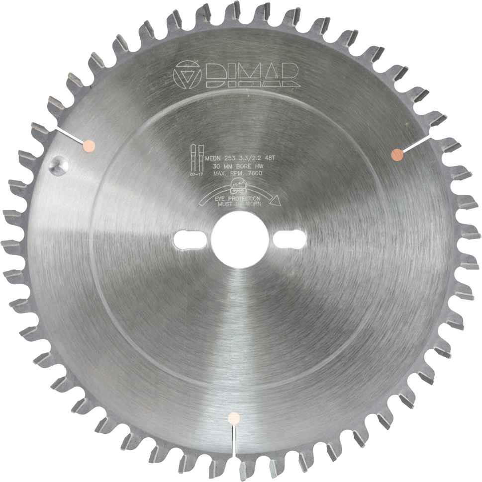 Пила Dimar 90110136 мульти панель D253x30x3,2 Z48 дуплообразный зуб