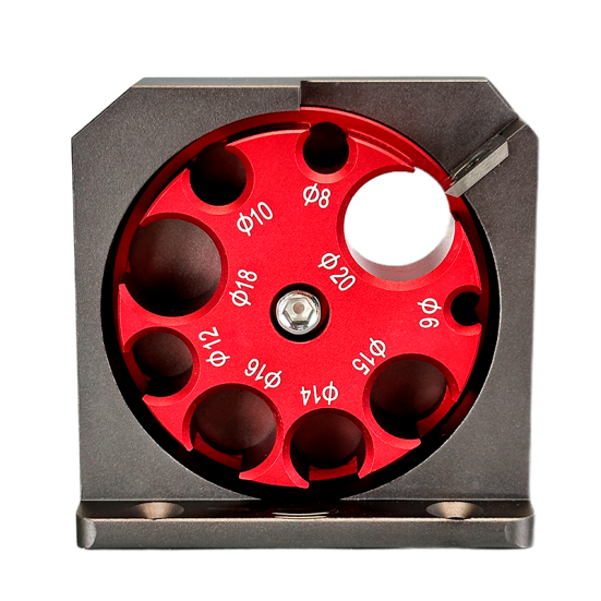 Кондуктор 86x85x49 для скругления деталей(D=8;9;10;12;14;15;16;18;20) UNIQTOOL UTJ-015