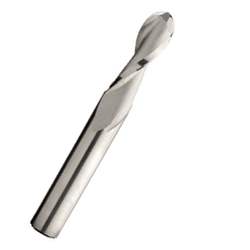 Фреза Greentools сферическая 8x55x100 Z2 R4 RH (L1-100 мм, L2-55 мм, D1-8 мм, D2-8 мм)