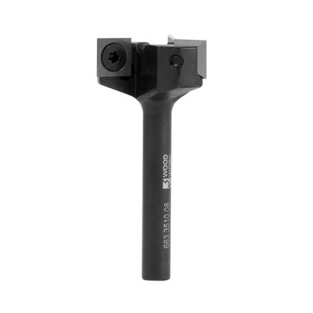 Фреза для выравнивая фуговальная, смен.ножи HM Z3 D=35 I=10.5 L=65 S=8 Woodwork 663.3510.08 (L1-65 мм, L2-10.5 мм, D1-35 мм, D2-8 мм)