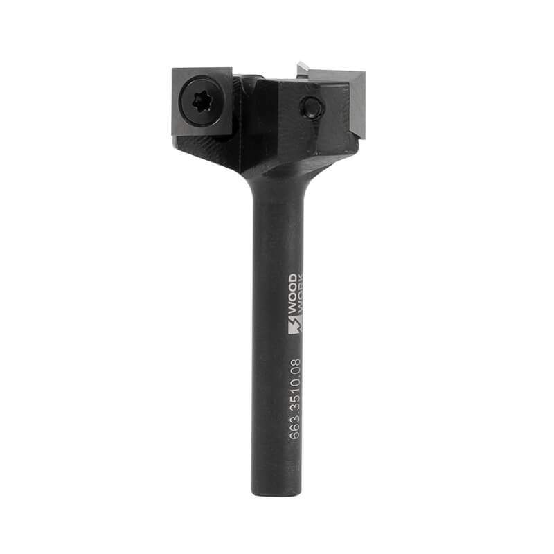 Фреза для выравнивая фуговальная, смен.ножи HM Z3 D=35 I=10.5 L=65 S=8 Woodwork 663.3510.08