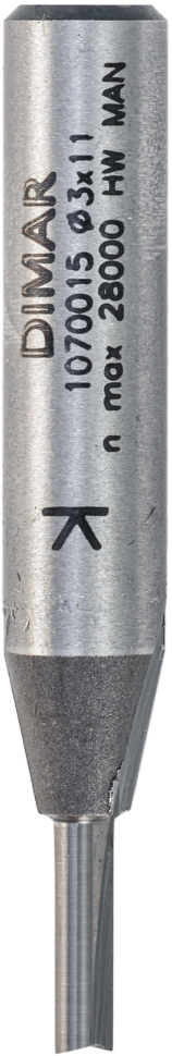 Фреза Dimar 1070075 пазовая монолит D5x11 L51 Zsolid 2 хвостовик 8