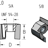 Фреза WPW MB16010 сменная Z2 D25,4 B15 посадка резьба для оправки МВ