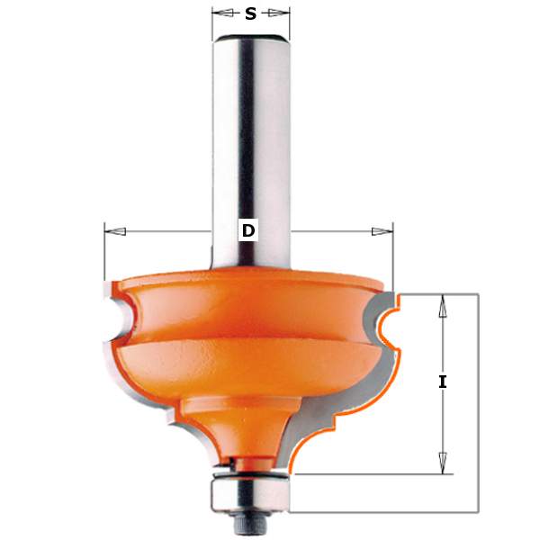 СМТ Фреза мультипрофильная (Карниз) (нижн. подш.) S=12,7 D=47,5x28,5 856.501.11
