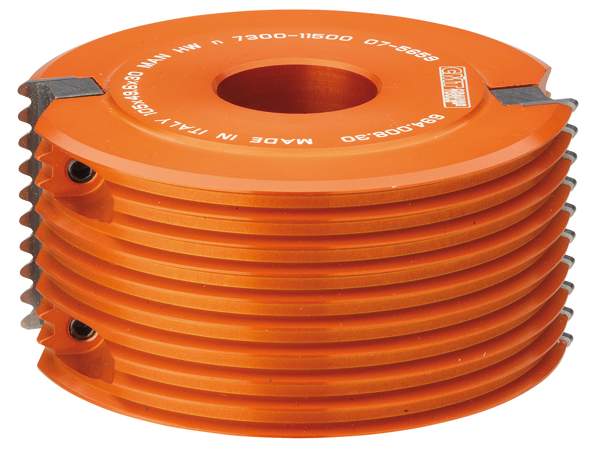 СМТ Фреза минишип F=30 D=130x47 насадная (алюм.) смен.ножи HM (кейс) (кейс) 694.008.30