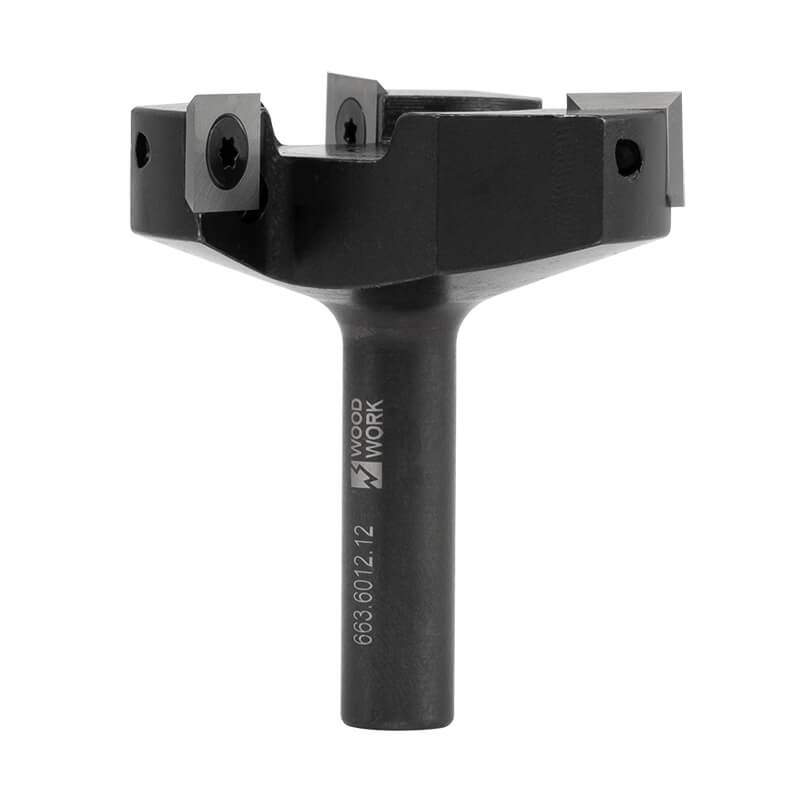 Фреза для выравнивая фуговальная, смен.ножи HM Z3 D=60 I=12 L=65 S=12 Woodwork 663.6012.12