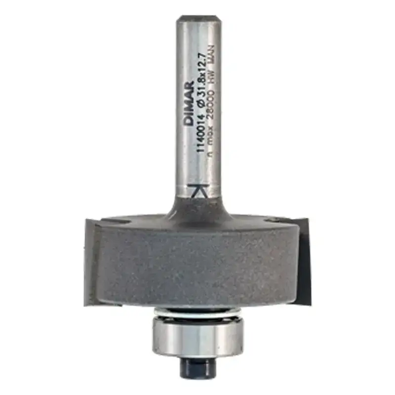 Фреза Dimar 1144069 со сменными подшипниками четверть 12,7-11,1-9,5-8мм D35x12,7 L61,3 подшипник, хвостовик 12_S,1 144 069