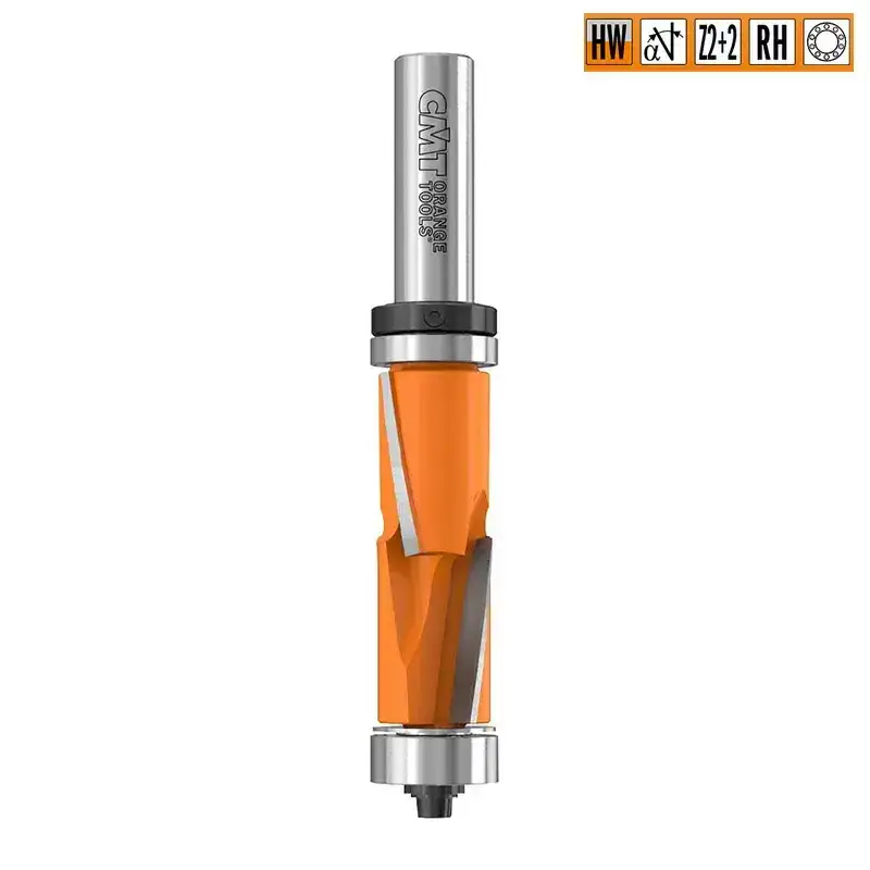 Фреза концевая CMT обгонная с подшипником D=19,0 I=50,8 S=12,0 L=113,0 Z2+2 XTreme 906.690.41B