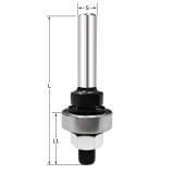 Державка для сменных дисков c ниж. подшип. (креп. гайкой) L=63 l1=26 S=8 (подш. 22мм) PROCUT 707851P