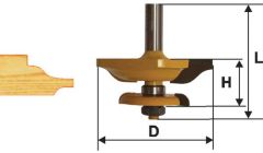Фреза фигир горизонтальная дв/ст ф79,4мм хв 12мм Энкор 9331