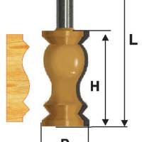Фреза кром фигурная ф32х57мм хв 12мм Энкор 10686