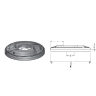 Фреза насадная Dimar 7510081 филенка профиль по выбору D180x25x57 Z2 сменные ножи посадка 30