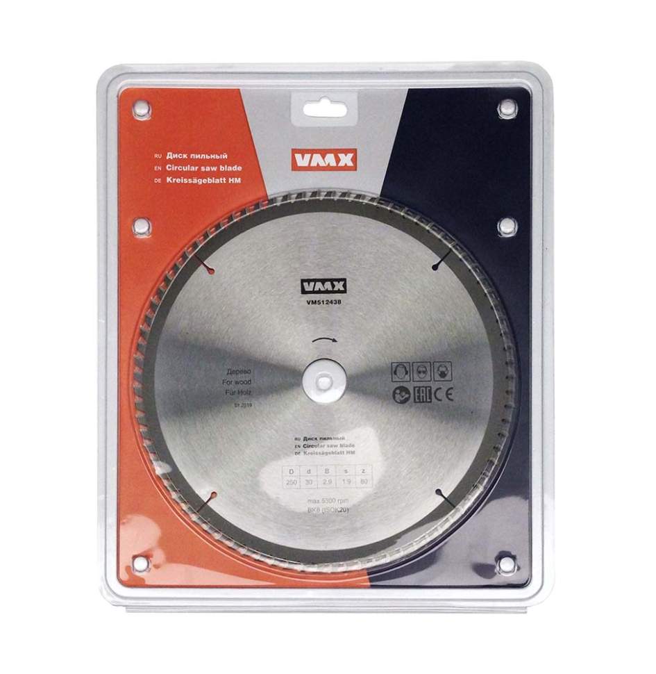 Диск пильный ф250х30 z80    дерево Энкор 512438