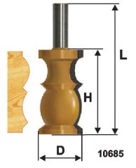 Фреза кром фигурная ф32х57мм хв 12мм Энкор 10685