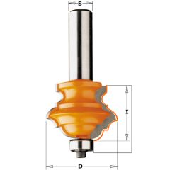 СМТ Фреза мультипрофильная (B) (нижн. подш.) S=12,7 D=38x28 856.801.11