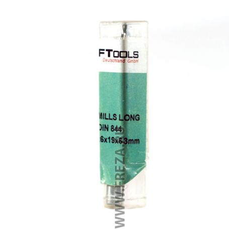 Фреза Ftools 6x6x24x68 (L1-68 мм, L2-24 мм, D1-6 мм, D2-6 мм)