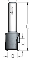 Фреза WPW MNT1203 для прямых пробок D12x16 L58 хвостовик 6