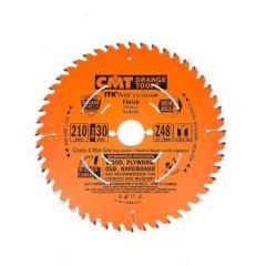 Диск пильный 210x30(+25)x1,8/1,2 15° 10° ATB + 8° SHEAR Z=48 CMT 272.210.48M