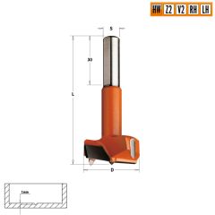 Сверло HW для присадочного станка 20xx77 Z=2+2 S=10x30 LH CMT 370.200.12