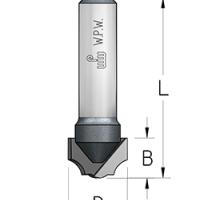 Фреза псевдофиленка WP HRC0305 классика радиус  D12,7 B8 хвостовик 8
