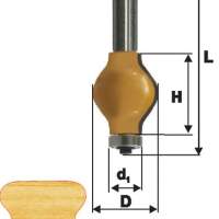 Фреза кром фигурная ф32х38мм хв 12мм Энкор 10682